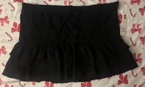 Black mini skirt Size L thumbnail 1