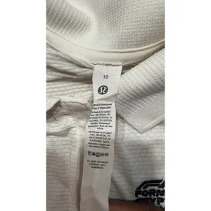 Lululemon F1 Miami Grand Prix Swiftly Tech Short Sleeve Polo White Silver 10 thumbnail 3