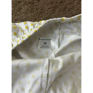Roller Rabbit Sunshine Hearts Polo Cotton Pajamas Medium Preppy Summer Camp thumbnail 11