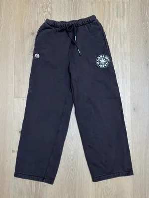 Mad Happy Sweatpants Straight Leg Aspen Size S Brown Cream thumbnail 1