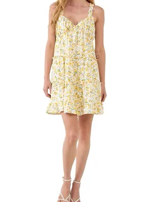 Endless Rose Floral Ruffle mini dress thumbnail 6