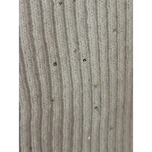 Womens Glitter Knit Scarf White Sparkle Fashion Accessory‎ thumbnail 2