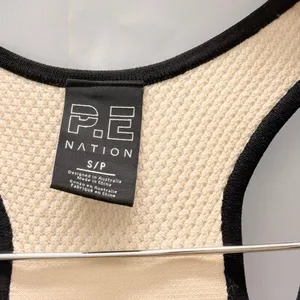 P.E‎ Nation Backswing Dress in Optic White Small Gym Tennis Running thumbnail 7