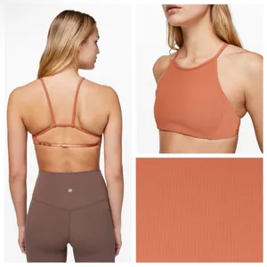 Lululemon Inner Glow Bra Women’s Size 4 Canyon Rock‎ Low Impact Stretch Active thumbnail 2