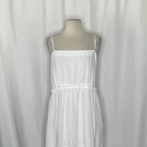 NWT!! J. CREW Sorrento Dress Cotton Voile Solid White Bridal Preppy XXS XX-Small thumbnail 3