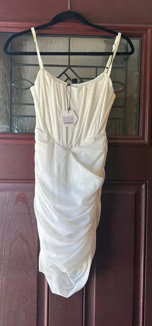 OW White Revolve Corset Mini Dress thumbnail 1