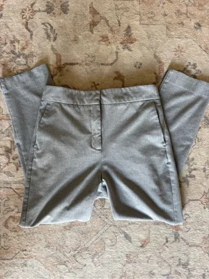 Zara Black and Gray Lined Skirt thumbnail 2