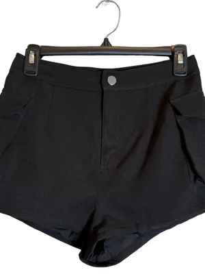 Superdown Melody Cargo Short Women's Small Black Revolve Micro Mini Going Out thumbnail 4