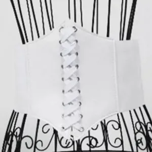 Corset Belt White New S M L thumbnail 1