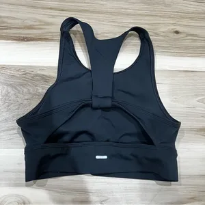 Aerie Chill Play Move Black Sports Bra Women’s Small thumbnail 2