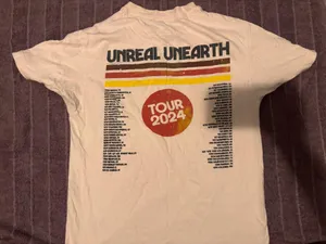 Hozier unreal 2024 tour shirt thumbnail 2