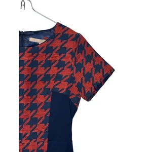 Anthropologie Hutch Women Sheath Dress Houndstooth Career‎ Short Sleeve Size 4 thumbnail 2