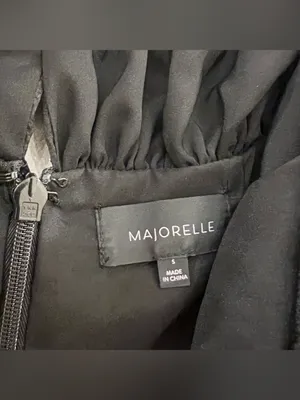 Majorelle Revolve Black Mini dress thumbnail 2