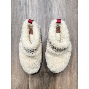 Ugg Women‎ Tazz Ugg Braid Natural Suede Platform Shoes Us 9 thumbnail 2
