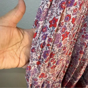 Knox Rose boho Floral V-Neck Dress SZ:L thumbnail 3