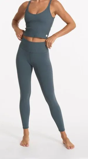 Vuori Blue High‎ Rise Rib Studio Leggings thumbnail 1
