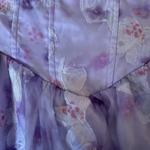 NWT Lulus Darling Behavior Lavender Floral Burnout Puff Sleeve Mini Dress XL‎ thumbnail 16