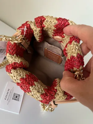 Coach Faye Mini Drawstring Bag With Stripes  thumbnail 11