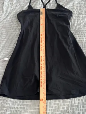 Outdoor Voices Exercise Black Mini Dress Built in‎ Shorts Size L athleisure chic thumbnail 5