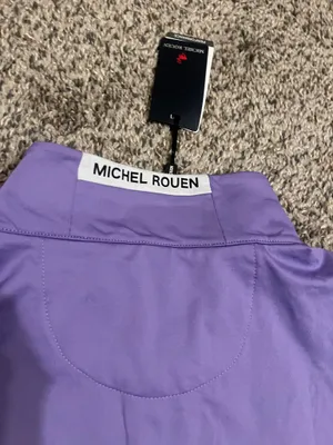 Michel Rouen Stay stylish on the course with this sleek purple golf vest. Perfect for layering, it offers comfort and flexibility for every swing. thumbnail 9