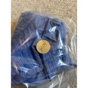 Shape Activewear Shirt M Blue Space Dye Short Sleeve Athletic Tee thumbnail 6