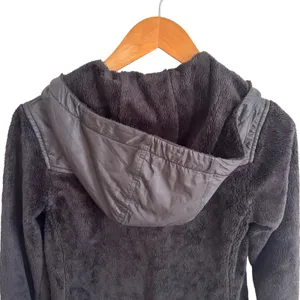 The North Face Osito Hybrid Full Zip Hoodie Black Fleece Jacket Womens XS thumbnail 3