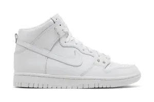 Nike Dunk High‎ SE 'Pearl White' sneakers for women Size 10 Wedding Bridal thumbnail 1