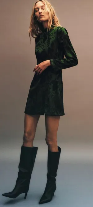 Zara Green Dress thumbnail 1