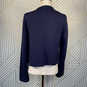 Boden Ponte Knit Jacket in‎ Navy Blue WQ077 Size 6 thumbnail 5