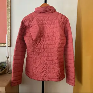 Columbia Puffer Jacket Omni-Heat Insulated Full Zip‎ Up Coat Salmon Pink Size XS thumbnail 6