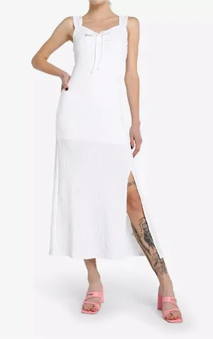 Almost Famous White Maxi Dress thumbnail 1
