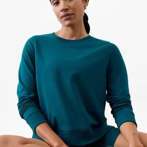 Athleta Teal Blue Crewneck Sweatshirt‎ thumbnail 1