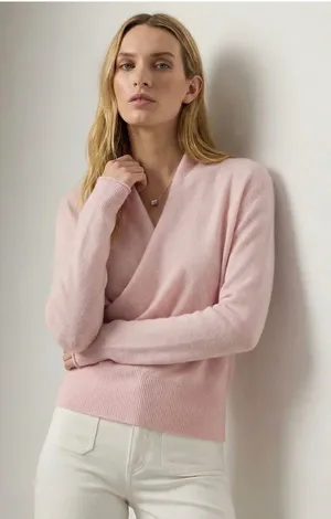 Svalbard Luxe Cashmere Sweater Pink Size XL thumbnail 2