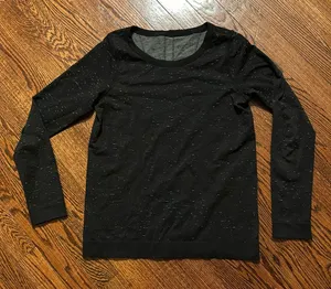 Lululemon Black Speckled Swiftly Long Sleeve thumbnail 1