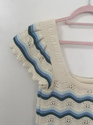 Crochet Summer Top Multiple Size L thumbnail 3