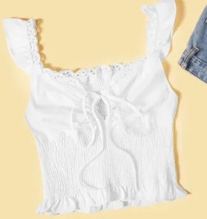 White Shein blouse thumbnail 1