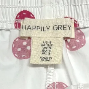 Happily Grey Pickleball Pajama Shorts Small Pink 100% Cotton‎ Lounge Sleep EUC thumbnail 5