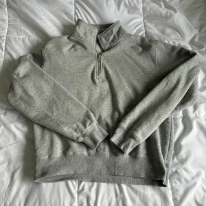 Brandy Melville Grey Half Zip Sweater thumbnail 1