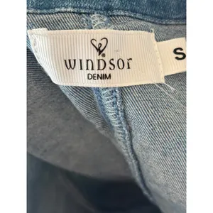 WILDGAT Denim Jumpsuit Medium Wash Short Sleeve Flare Leg Zip Front Blue Small thumbnail 10