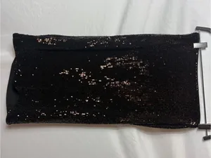 Express Y2K Bronze Sequin Midi Pencil Skirt XS NWT thumbnail 3