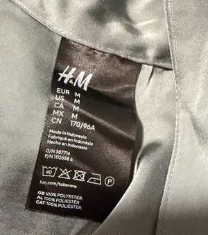 Satin H&M Pajama Set thumbnail 2