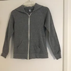 Alternative Earth gray eco-zip up hoodie S‎ thumbnail 2