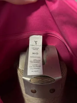 Yogalicious Hot Pink Lux Chaser Half-Zip Pullover Sweatshirt thumbnail 7