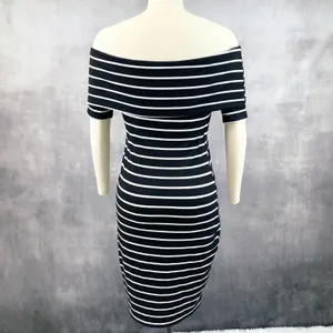 Juicy Couture Womens Knit Dress‎ Size Small Y2K Bodycon Classic Minimal Stripes thumbnail 4