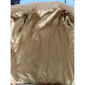 Vintage 60s Franklin Simon New York Mustard Gold Side Button Coat S M thumbnail 14