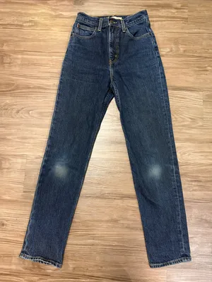 Levi’s Premium 70s High Slim Straight Jeans 25 Sonoma Stonewash Faded $108 thumbnail 2