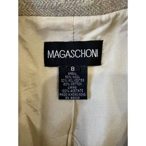 Magaschoni Light Brown‎ Women’s Coat Size 8 thumbnail 5