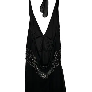 Adrianna Papell Black‎ Silk Dress thumbnail 5