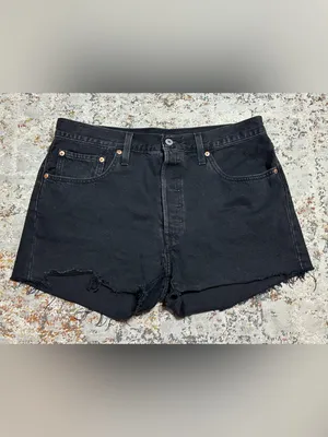 LEVI’S 501 Jean shorts size 32 black thumbnail 4