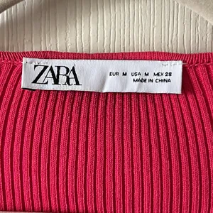 Zara Fuchsia Ribbed Cropped Tie‎ Top Size Med NWOT thumbnail 8